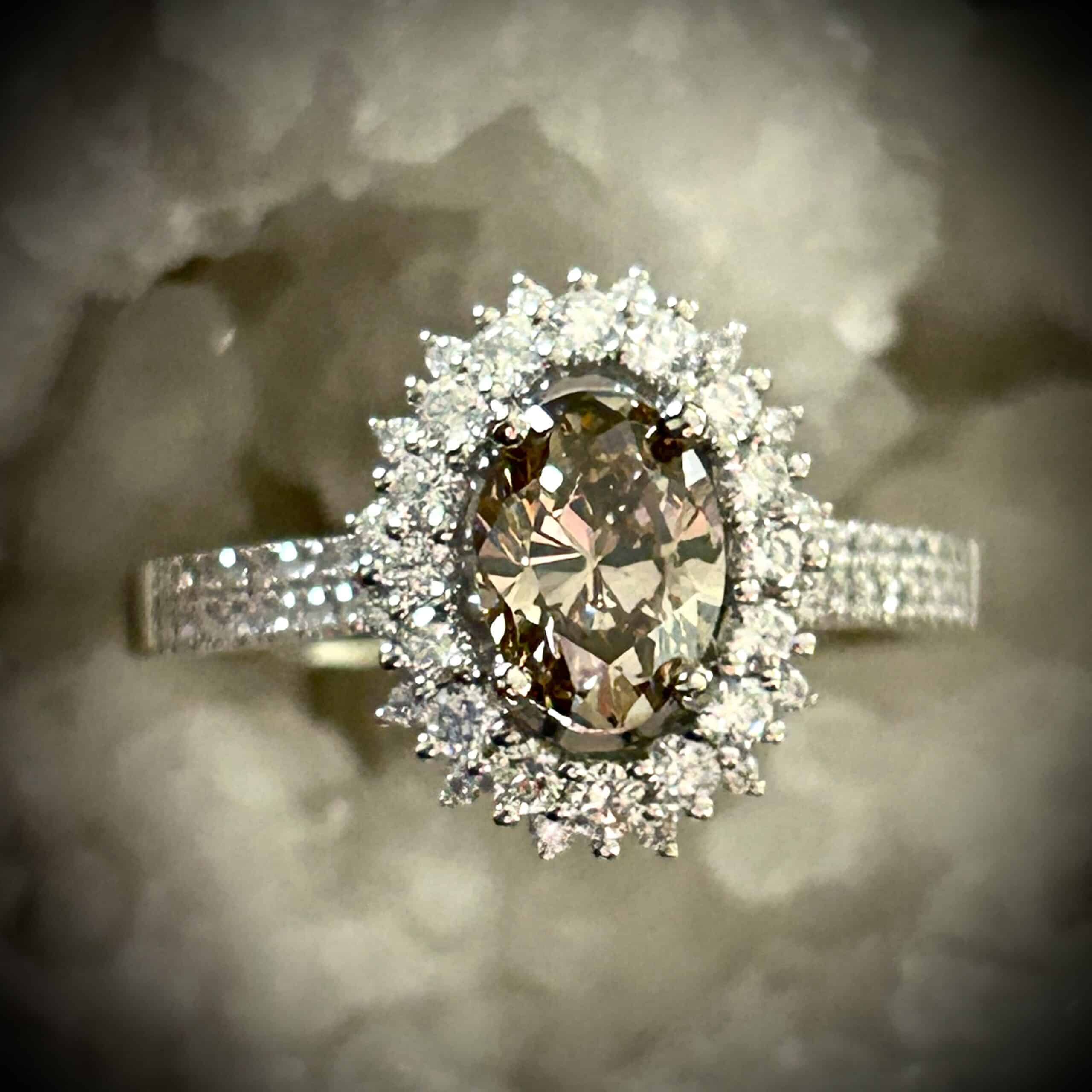 &Amp;Quot;Champagne&Amp;Quot; Diamond Ring - Image 2