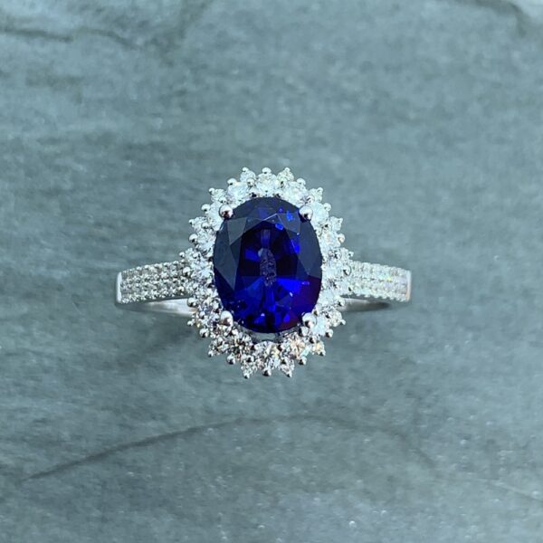 Sapphire Diamond Ring