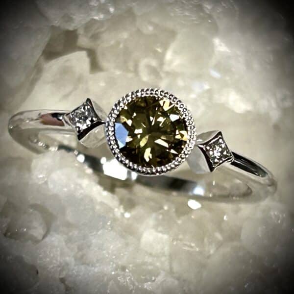 Color Changing Diamond - Greenish (Primary This Image), Brownish, Yellow