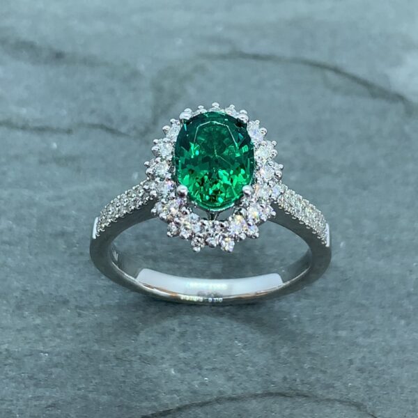 Emerald Diamond Ring