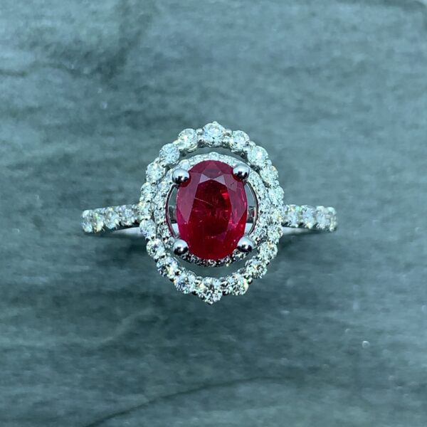 Ruby Diamond Ring